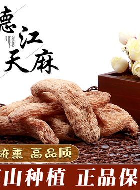 贵州德江天麻干货仿野生种植天麻整个磨粉1斤沙溪红天麻高山天麻