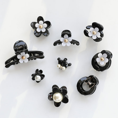 韩国中号小香风刘海发夹头饰