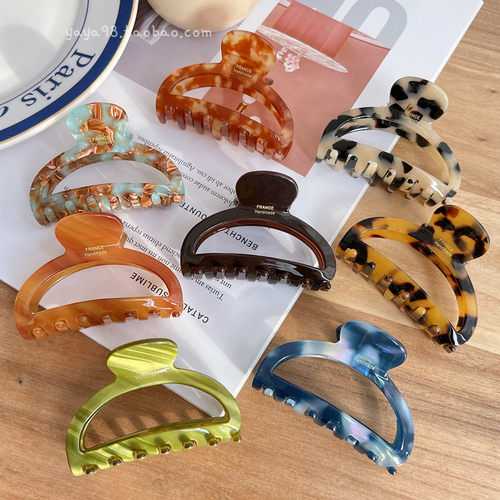 韩国FRANCE中号抓夹法式复古发夹