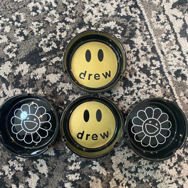 现货潮牌贾斯汀比伯同款drew笑脸时尚烟灰缸陶瓷belieber礼物ins