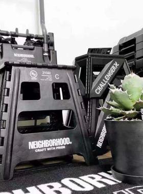 现货户外黑色折叠凳子