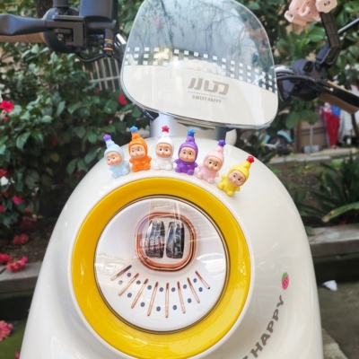 卡通立体星星人小摆件电动车装饰品汽车中控屏摆件可爱治愈系饰品