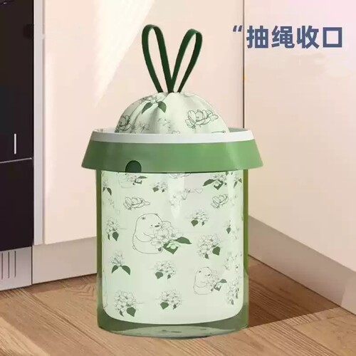 家用手提式加厚免撕抽绳垃圾袋