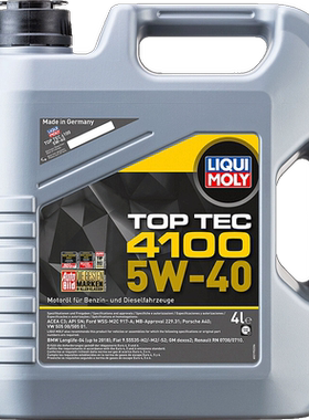 力魔顶技4100 合成机油5W-40 SN C3