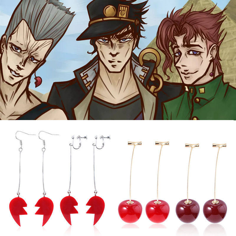 jojo奇妙冒险周边耳环卡通