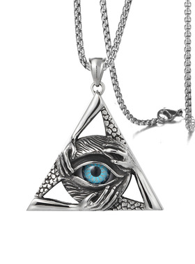 复古克苏鲁周边项链恶魔之眼