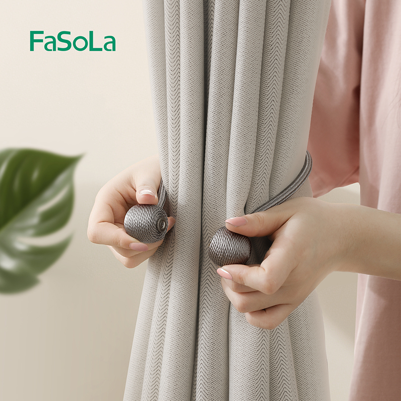 FaSoLa磁吸窗帘扣环床帘绑带绳子