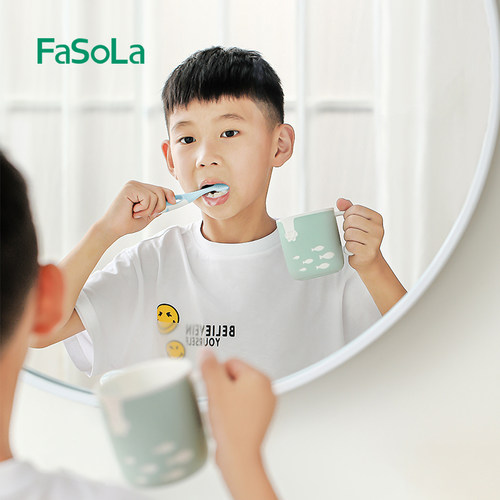 FaSoLa儿童防摔牙刷杯漱口杯