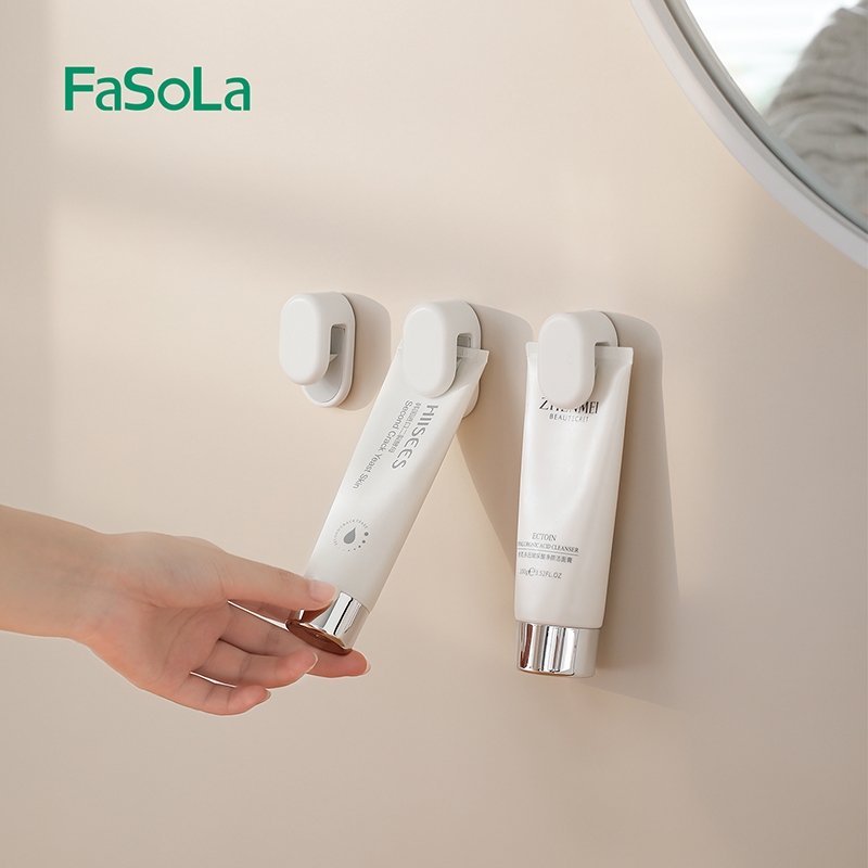 FaSoLa牙膏洗面奶置物架免打孔