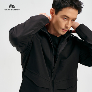 进口防水耐磨商鸟SPERE LT全压胶夹克男 SUMMIT城市通勤 GRAY