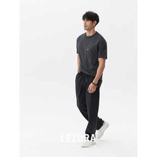 松紧腰大直筒休闲运动卫裤 进口触肤凉感针织面料 男 限时特价