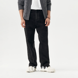 灯芯绒炒雪花直筒休闲裤 LEZORA iu家同款 男 vintage复古