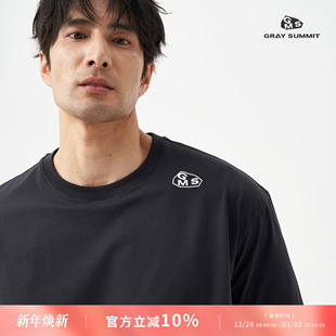FRAME 日本Toray棉感排汗速干透气户外休闲圆领T恤男 GRAY SUMMIT