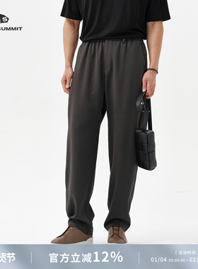 GRAY SUMMIT轻量透气gold*win同款！夏季薄款宽松直筒休闲裤男