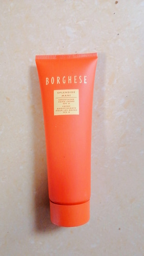 现货Borghese Splendide Mani Smoothing Hand Cream SPF8, 2.5oz