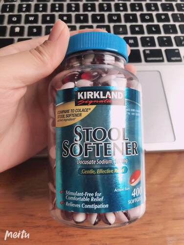 现货 Kirkland Signature Stool Softener Docusate 100 Mg 400