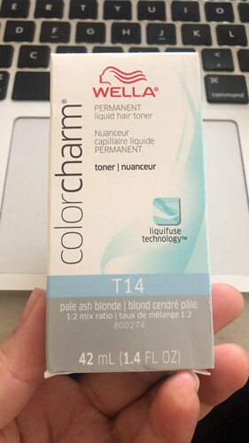 现货Wella Color Charm Liquid Toner #T14 Pale Ash Blonde