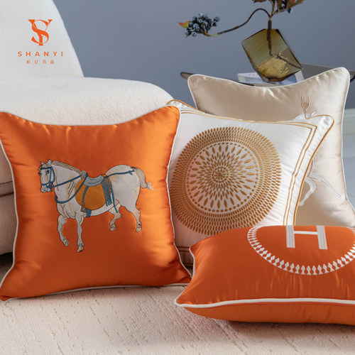 杉亿名品沙发卧室南通轻奢抱枕