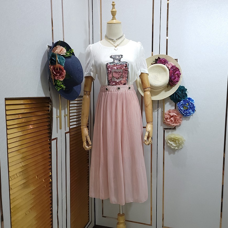 2023年夏装新款 圆领亮片棉麻短袖T恤衫女 清仓特价,女装/女士精品,T恤,淘宝优惠券,粉丝福利购,淘宝优惠卷