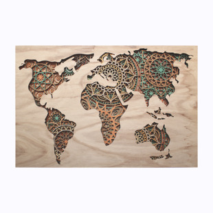 叠雕木板雕刻小众艺术装饰画室内玄关客厅过道墙面挂画