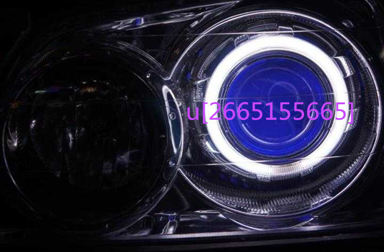 众泰2008大灯总成改装LED双光透镜 天使眼 恶魔眼 日行灯大灯总成