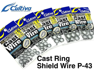 25新款欧娜owner波趴钓大型硬饵用强力双圈锌合金超强防锈层P43