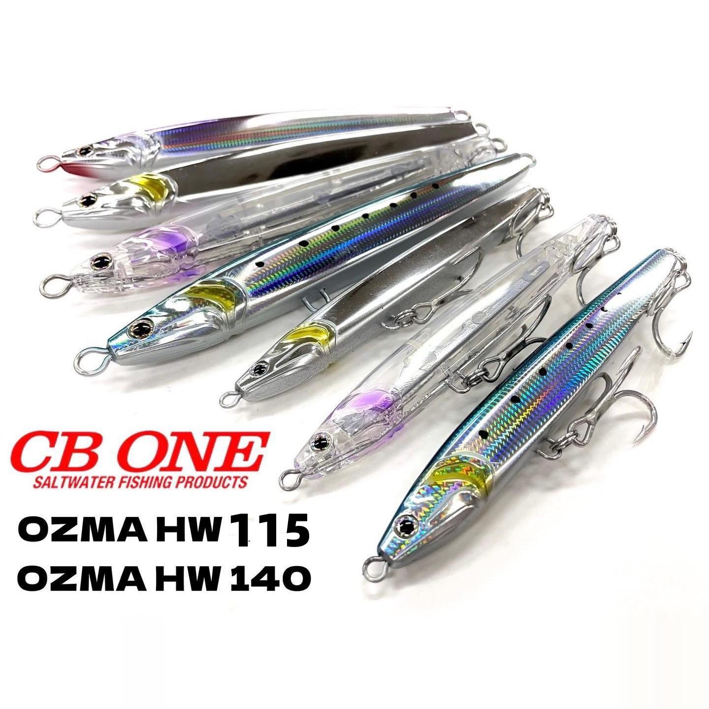 日本cb one金枪鱼用OZMA 105 115系列钨钢配重速沉水铅笔路亚饵