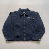 纯原顶版 富二代底特律翻领帆布磨破做旧牛仔夹克外套男 ERD忧郁