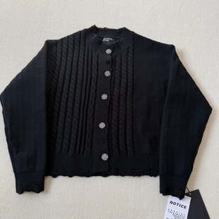 纯原版本erd忧郁的富二代纽扣毛衣开衫针织衫维秘羊绒混纺外套