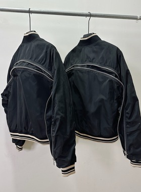 【纯原顶版】Dries Van Noten  DVN拉链王棒球服外套夹克男女同款