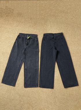 【地表最强】Vujade 009 Drop2 黑色三色直筒排扣牛仔裤长裤男女