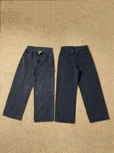 【地表最强】Vujade 009 Drop2 黑色三色直筒排扣牛仔裤长裤男女