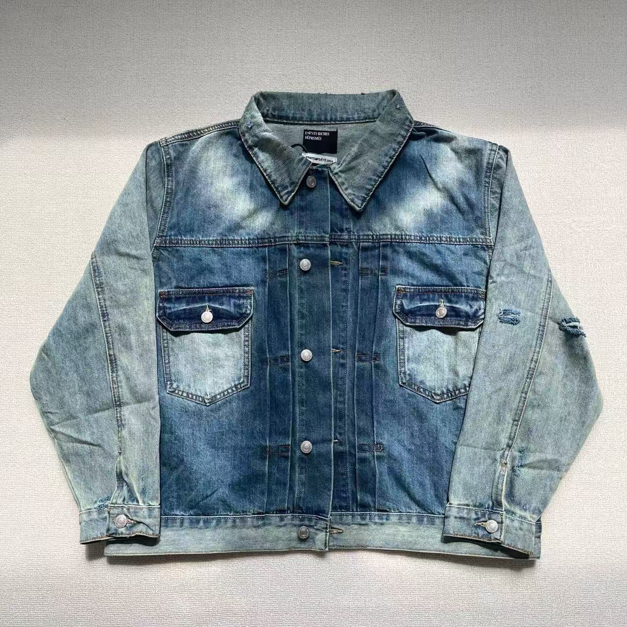 ERD忧郁的富二代破坏牛仔外套