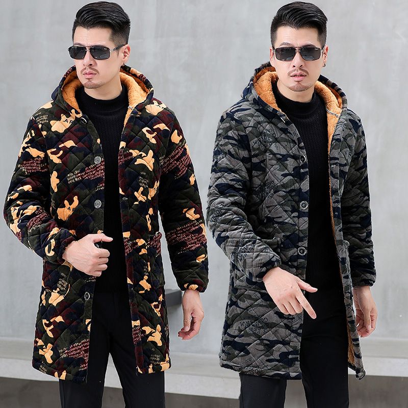 四川省服冬季工作服罩衣外套防寒保暖厨房防污防脏宽松大码棉衣男