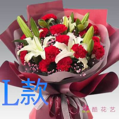 生日祝寿康乃馨湖南怀化花店送花新晃县芷江县靖州县同城鲜花速递