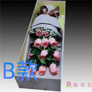 生日周年粉玫瑰江西抚州花店送花临川市南城县黎川县同城鲜花速递