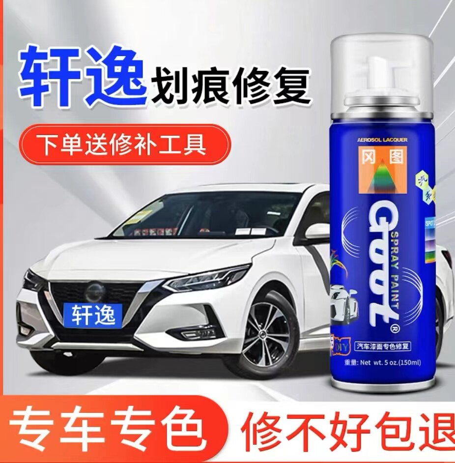 轩逸汽车漆面刮痕补漆笔水晶紫图片