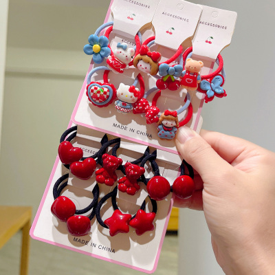 儿童发圈不伤发头绳女童扎头发