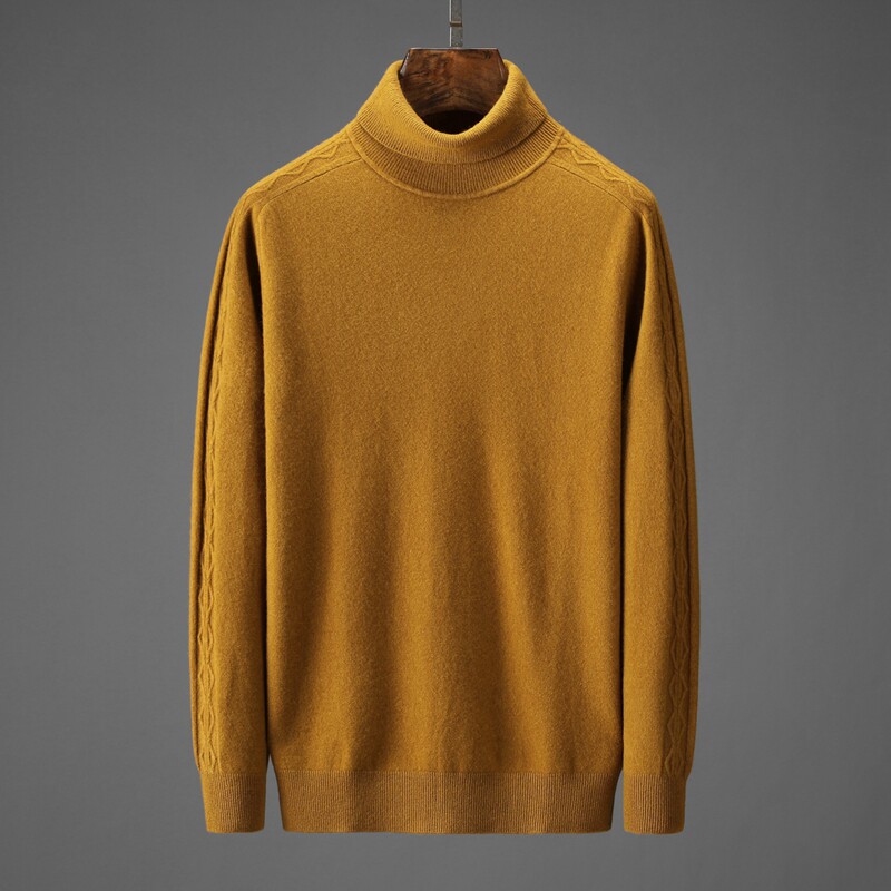溫文爾雅 高檔全羊毛針織高領打底衫冬季男士舒適保暖修身毛衣男在類目 男裝, 針織衫/毛衣中 - 來自Buy2taobao.com提供專業的淘寶代購服務