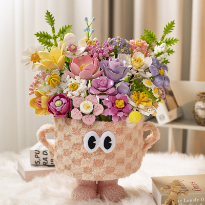 一眼心动！小众礼物中国积木花束