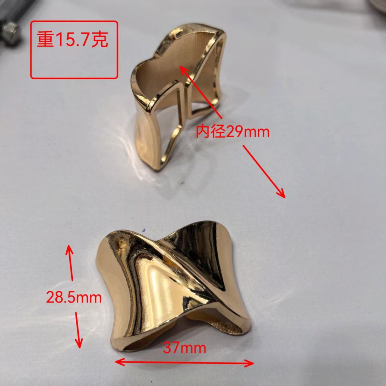 新款合金对扣锁扣女大衣外套腰带装饰扣拧扣转扣调节扣服装辅料