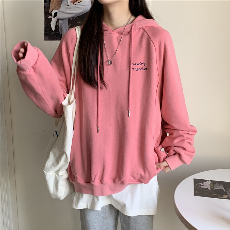 Real shot of Hong Kong style, Hong Kong flavor, salt series, women's loose, Korean fashion, lazy, thin zipper coat