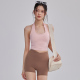 挂脖美背运动背心带胸垫防震聚拢瑜伽内衣跑步普拉提训练健身文胸