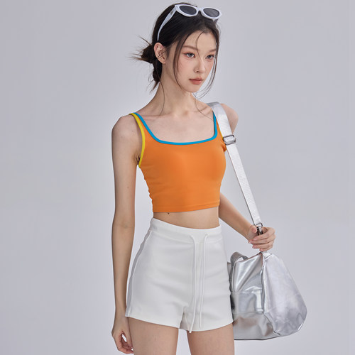 一体式运动内衣防震瑜伽背心女