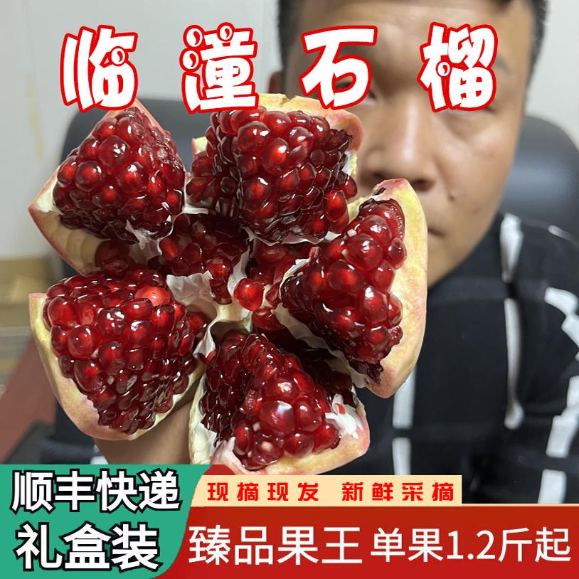 嘹滴很陕西特产临潼石榴硬籽石榴