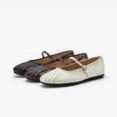 绮梦玛丽珍女优雅低跟软底羊皮单鞋 专柜正品 Bata2026春季 AAG02AQ6