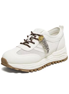 专柜正品TATA他她夏季透气德训鞋阿甘鞋网面休闲运动鞋女WPC18BM6