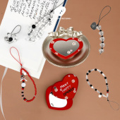 OuliOuli磁吸手机镜子支架手机链小众风ins 心花怒放手机配件