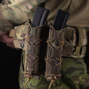 腰封单/双联快拔功能弹夹包套短剑/45acp molle挂载mp5 mp7 arp9