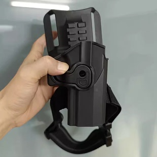 DX2011下沉式快拔套上下调节旋转绑腿C2快把套腰封molle战术枪套